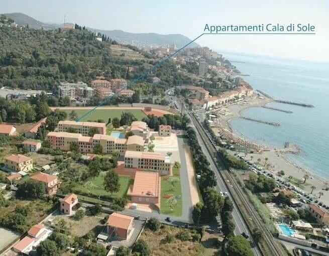 Appartamento Vista Mare Con Piscina Cala Di Sole Imperia Εξωτερικό φωτογραφία